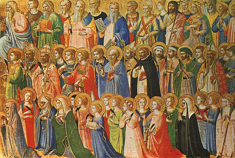All-SaintsĐức Mẹ và các thánh ban ơn hay cầu bầu