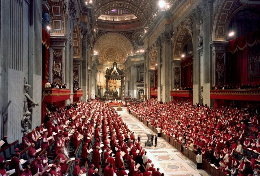 FILE PHOTO OF MEETING DURING SECOND VATICAN COUNCIL