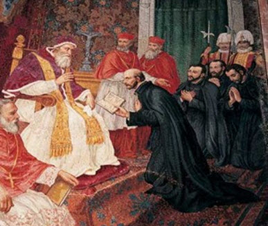 Pope-Paul-III-Ignatius-dongten-loithe-Sự thật về điều gọi là Lời thề Dòng Tên