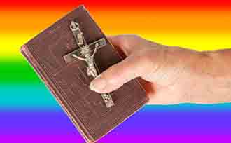 homosexuality_and_the_bible-dong-tinh-ản mạn chuyện hôn nhân đồng tính Phản ứng của Kitô Giáo